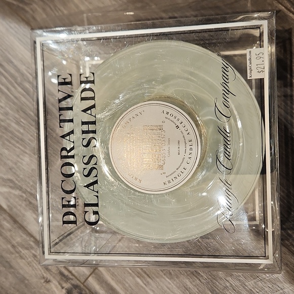 EUC Kringle Candle Company Golden Trees Decorative Glass Shade - Picture 7 of 9